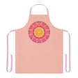 Peach Mandala Apron - Hand Drawn Art Kitchen All Over Prints - Blululi