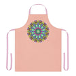 Peach Mandala Apron - Hand Drawn Art Kitchen All Over Prints - Blululi