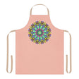 Peach Mandala Apron - Hand Drawn Art Kitchen All Over Prints - Blululi