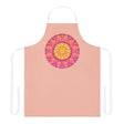 Peach Mandala Apron - Hand Drawn Art Kitchen All Over Prints - Blululi