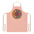 Peach Mandala Apron: Hand - Drawn Art Kitchen Decor All Over Prints - Blululi