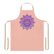 Peach Mandala Apron - Purple, Pink, Gold Art All Over Prints - Blululi