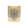 Perfect Birthday Gift for Mom - "Best Mom Ever" Metallic Mug (Silver/Gold) - Blululi