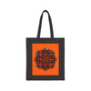 Perfect Trick - or - Treat Accessory - "Spooky & Fun" Halloween Mandala Cotton Canvas Tote Bag - Blululi