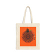 Perfect Trick - or - Treat Accessory - "Spooky & Fun" Halloween Mandala Cotton Canvas Tote Bag - Blululi