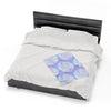 Plush Blanket - Lavender Mandala Design All Over Prints - Blululi