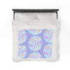 Plush Blanket - Lavender Mandala Design All Over Prints - Blululi