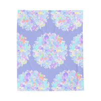 Plush Blanket - Lavender Mandala Design All Over Prints - Blululi