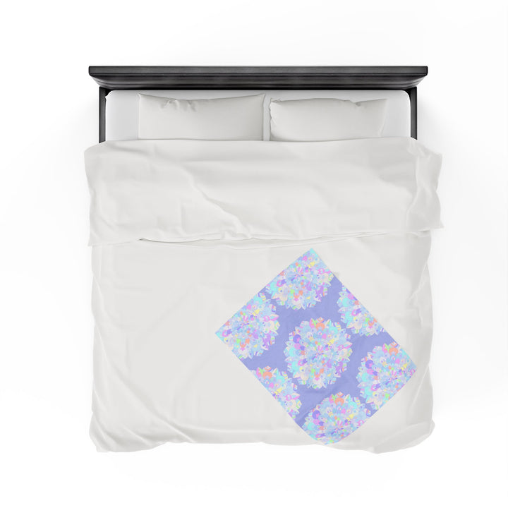 Plush Blanket - Lavender Mandala Design All Over Prints - Blululi