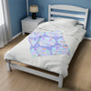 Plush Blanket - Lavender Mandala Design All Over Prints - Blululi