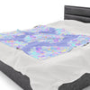 Plush Blanket - Lavender Mandala Design All Over Prints - Blululi