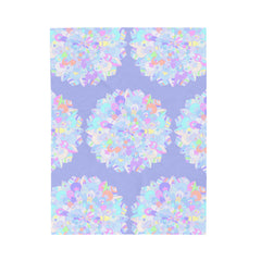 Plush Blanket - Lavender Mandala Design All Over Prints - Blululi