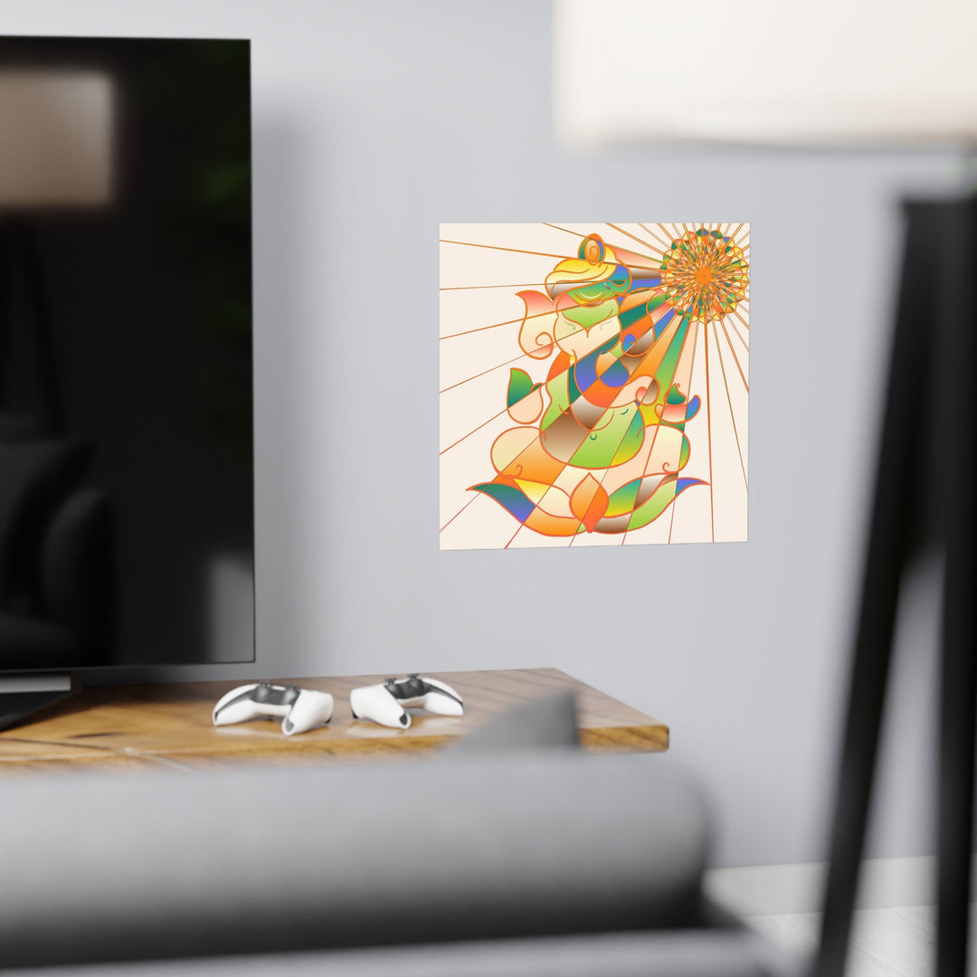 Poster Ganesh Auspicious Mandala Art Poster - Blululi