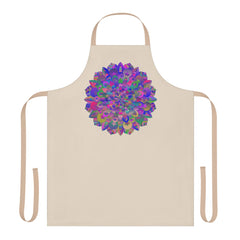 Psychedelic Mandala Apron - Hand Drawn Art All Over Prints - Blululi