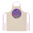 Psychedelic Mandala Apron - Hand Drawn Art All Over Prints - Blululi