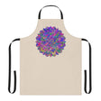Psychedelic Mandala Apron - Hand Drawn Art All Over Prints - Blululi