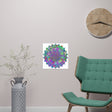 Psychedelic Mandala Art Poster - Colorful & Vibrant Poster - Blululi