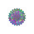 Psychedelic Mandala Art Poster - Colorful & Vibrant Poster - Blululi