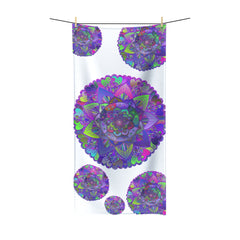 Psychedelic Mandala Beach Towel - Vibrant & Colorful Home Decor - Blululi