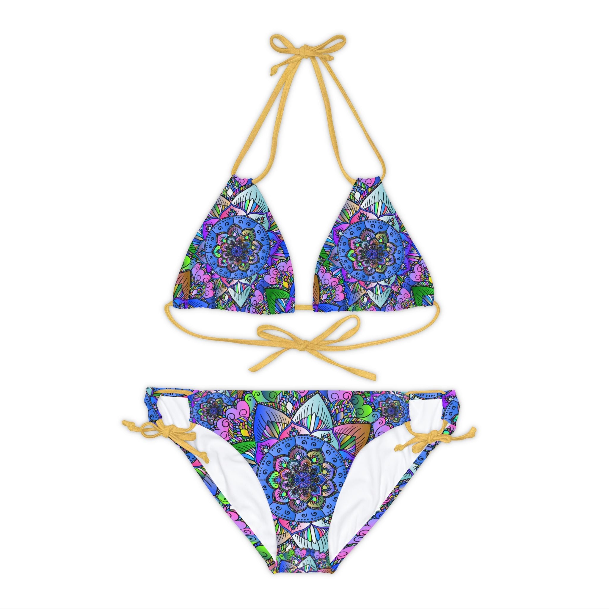 Psychedelic Mandala Bikini Set - Vibrant & Unique All Over Prints - Blululi