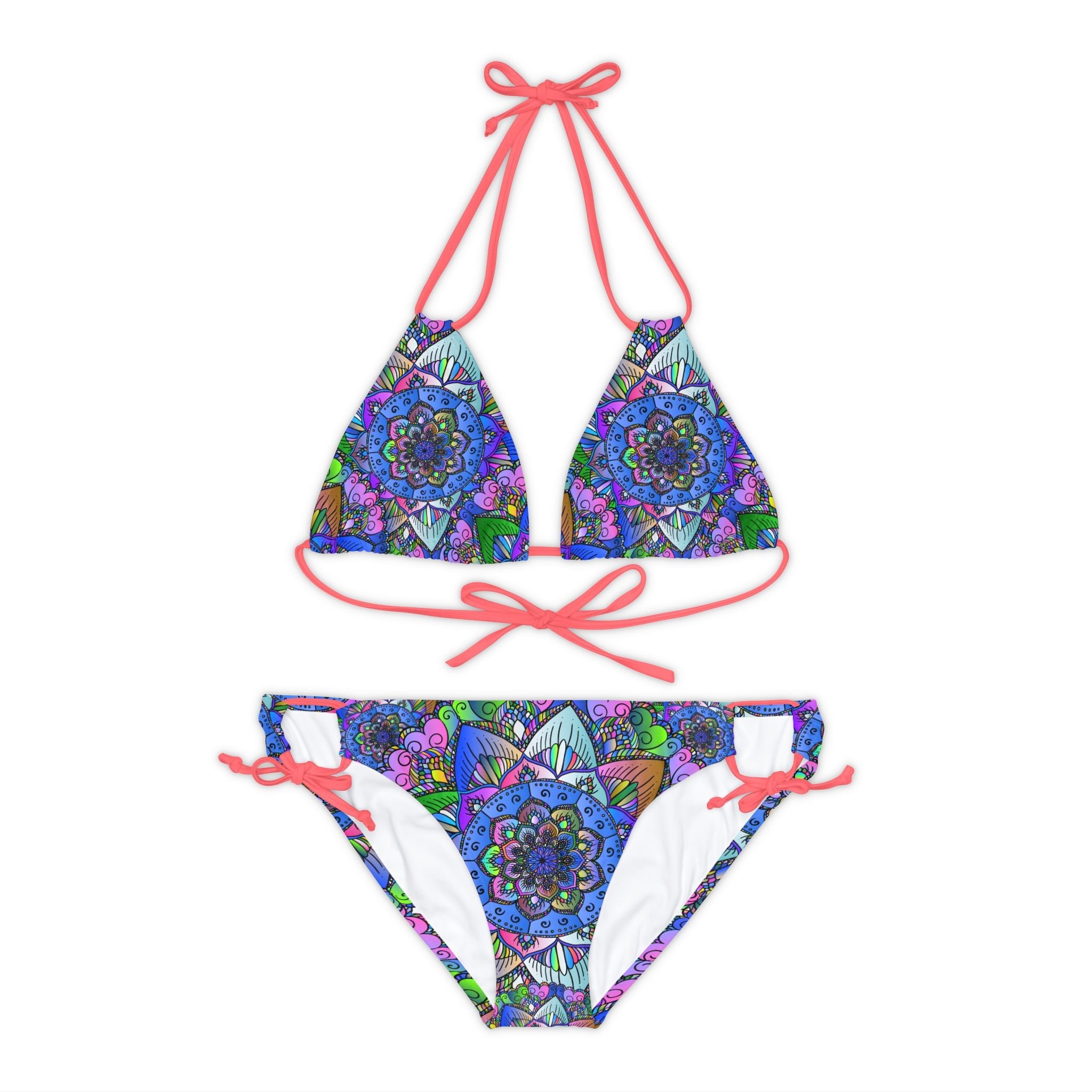 Psychedelic Mandala Bikini Set - Vibrant & Unique All Over Prints - Blululi