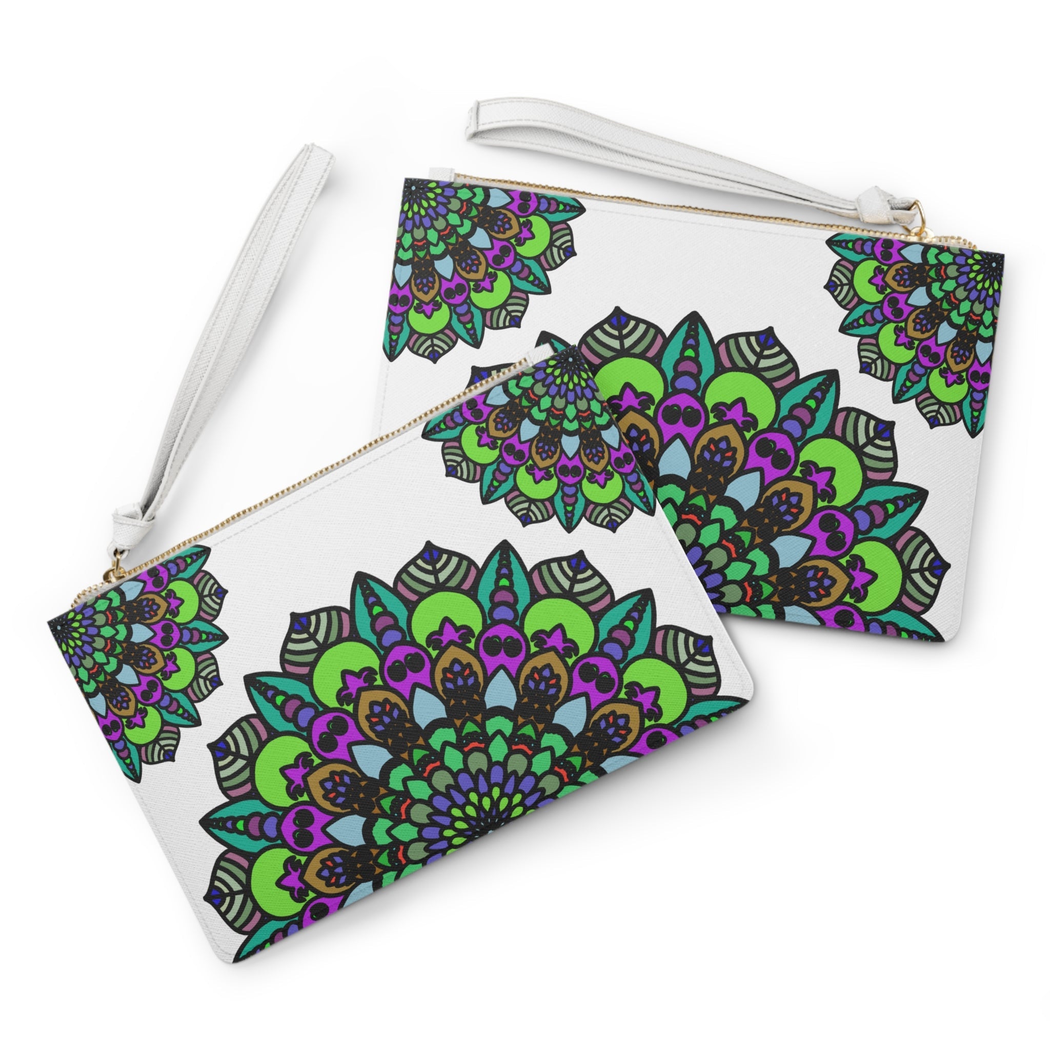 Psychedelic Mandala Clutch Bag Bags - Blululi