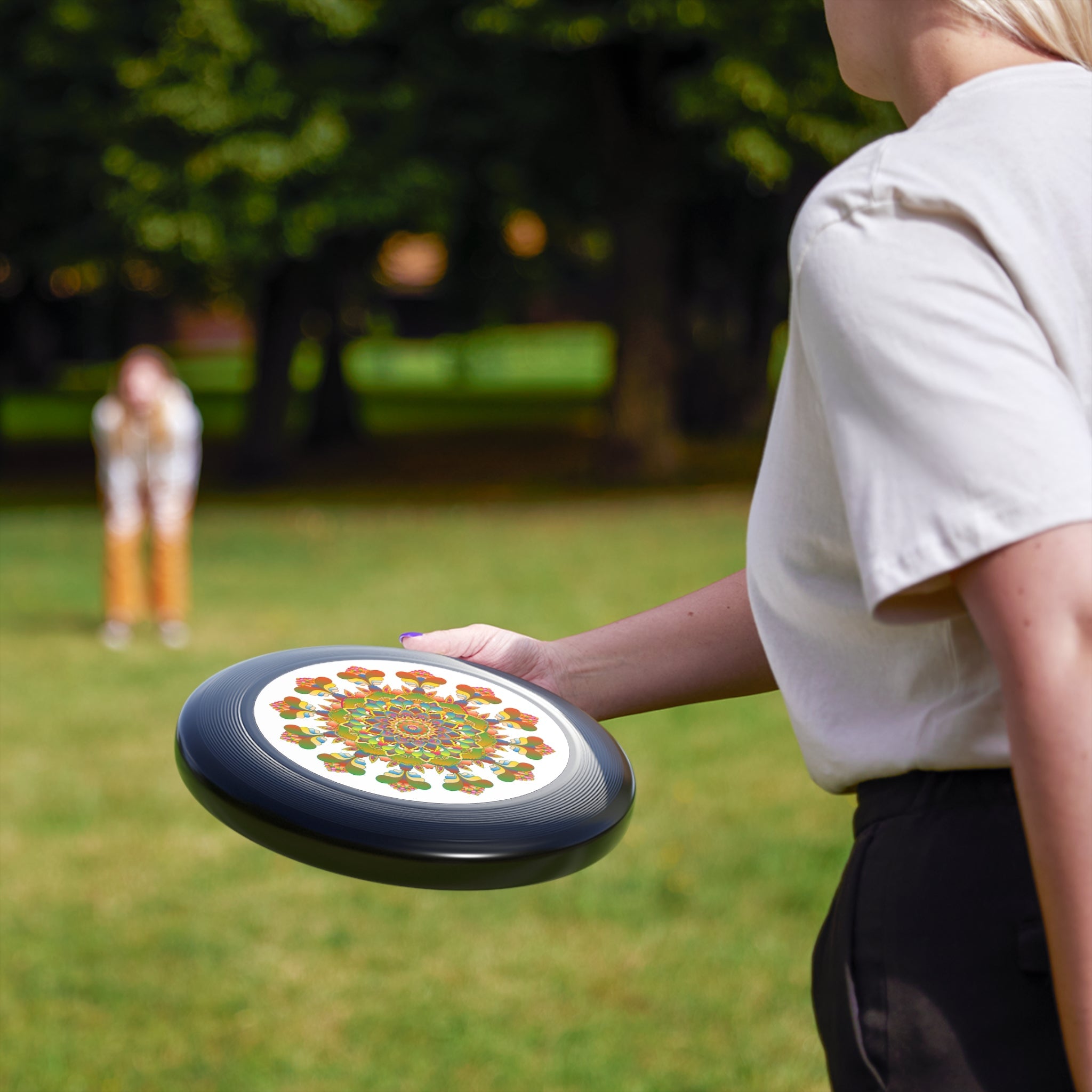 Psychedelic Mandala Frisbee Disc Accessories - Blululi