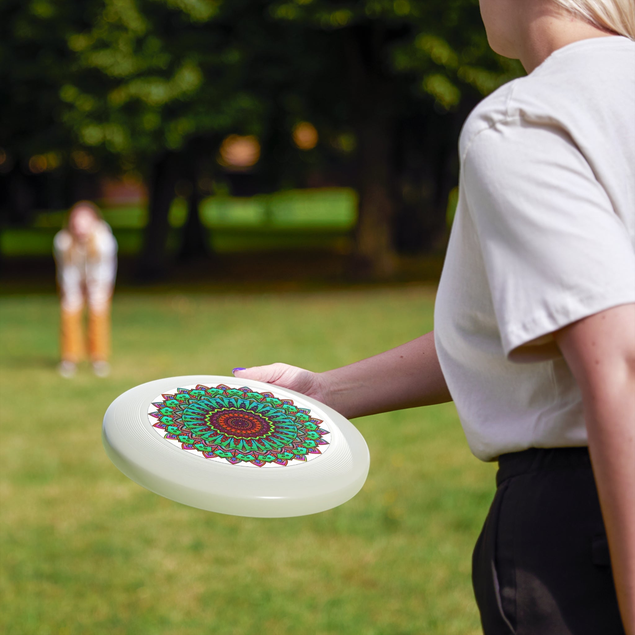 Psychedelic Mandala Frisbee Disc Accessories - Blululi