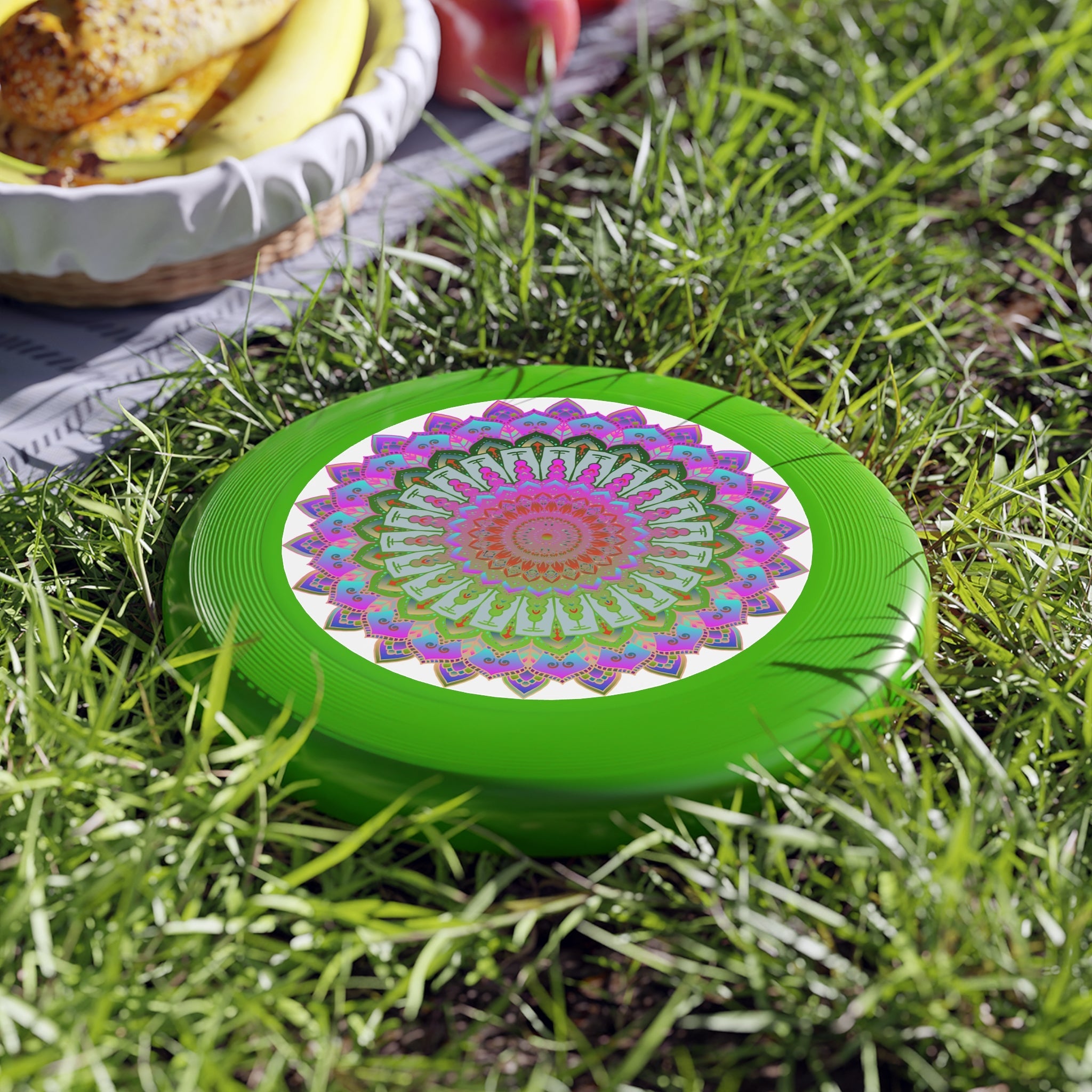 Psychedelic Mandala Frisbee Disc Accessories - Blululi