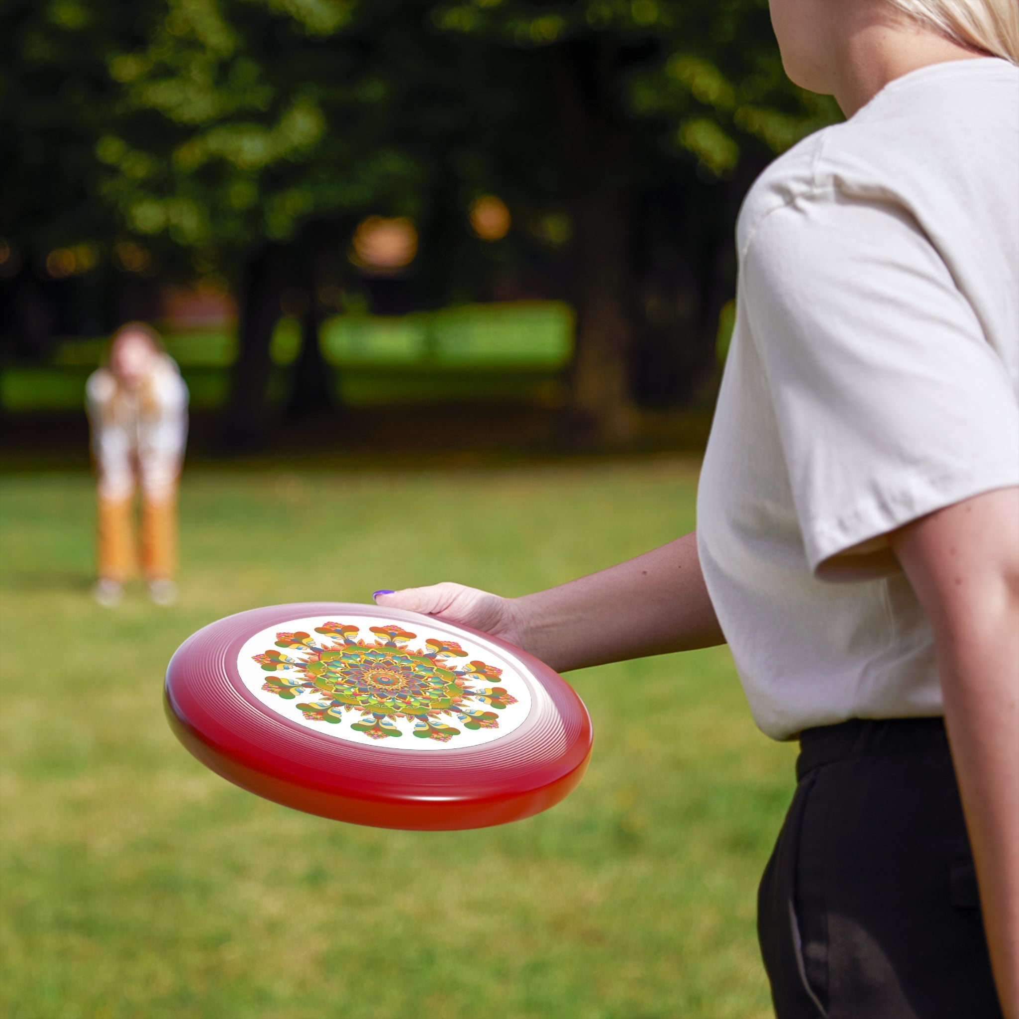 Psychedelic Mandala Frisbee Disc Accessories - Blululi
