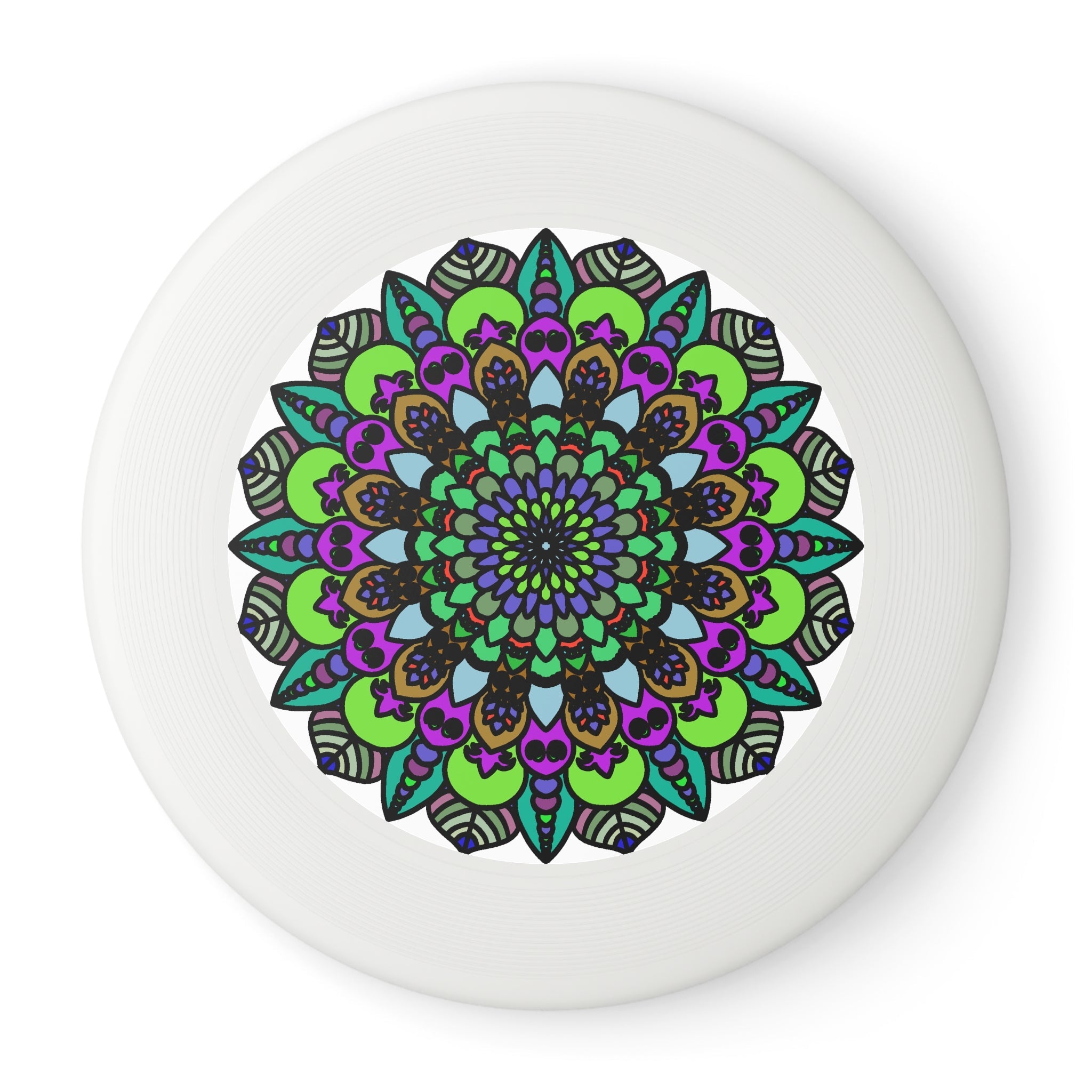 Psychedelic Mandala Frisbee Disc Accessories - Blululi