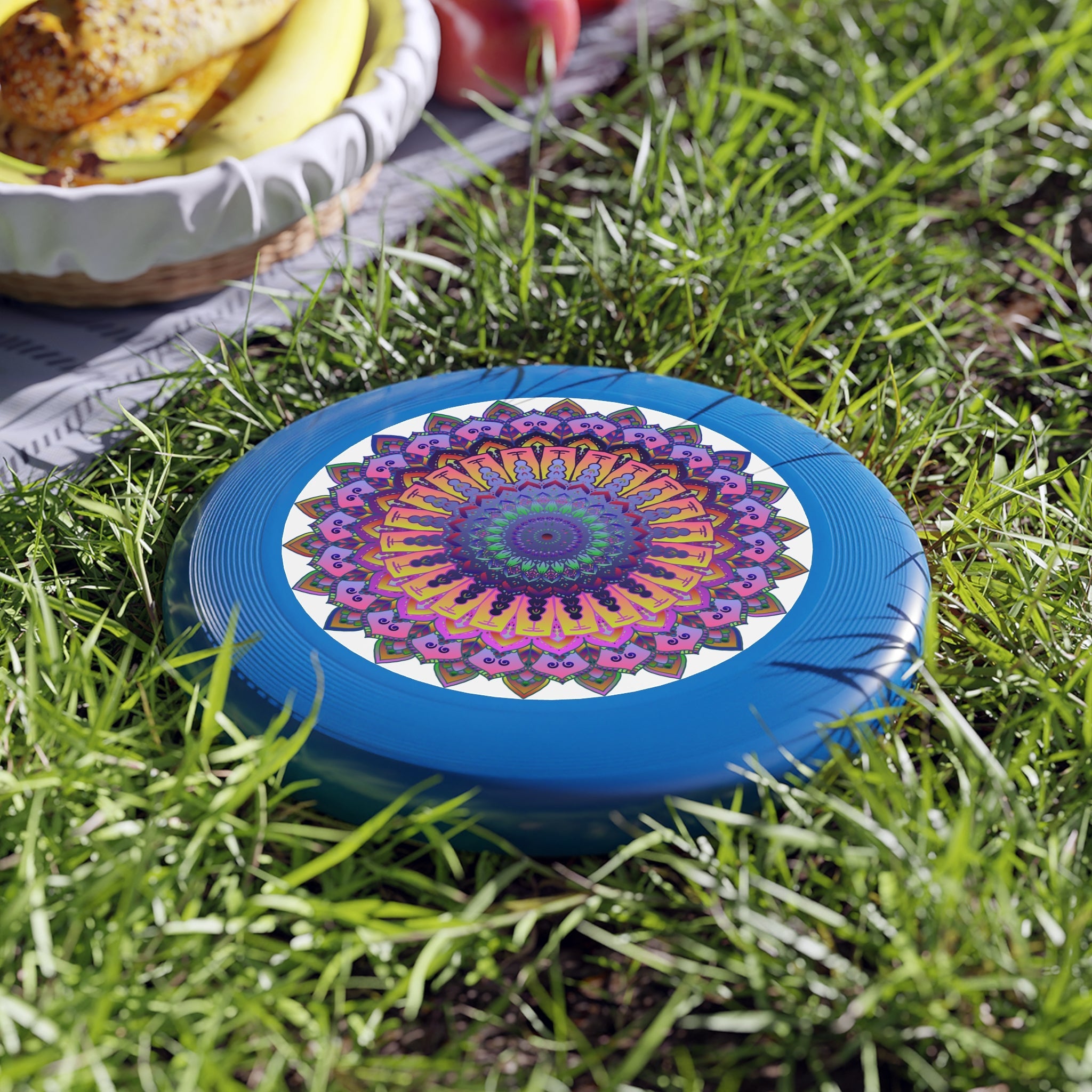 Psychedelic Mandala Frisbee Disc Accessories - Blululi