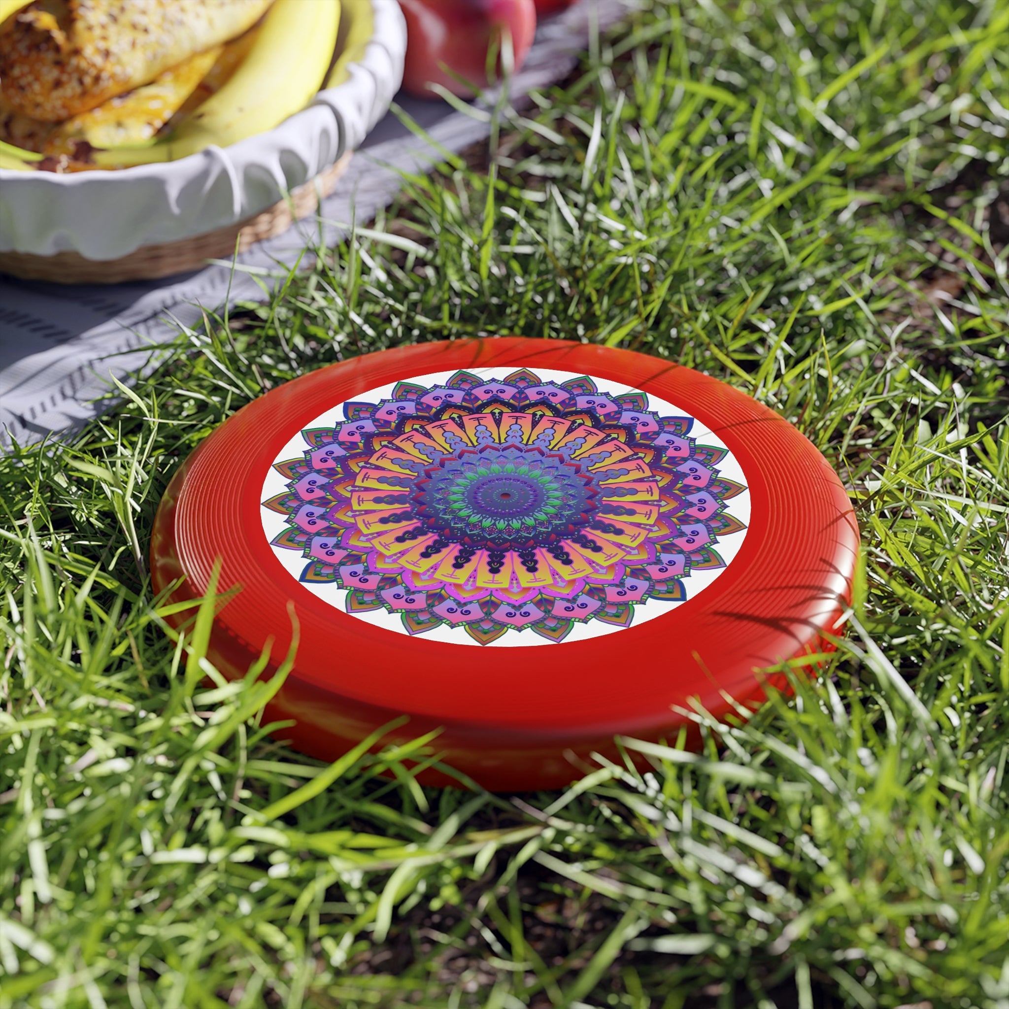 Psychedelic Mandala Frisbee Disc Accessories - Blululi