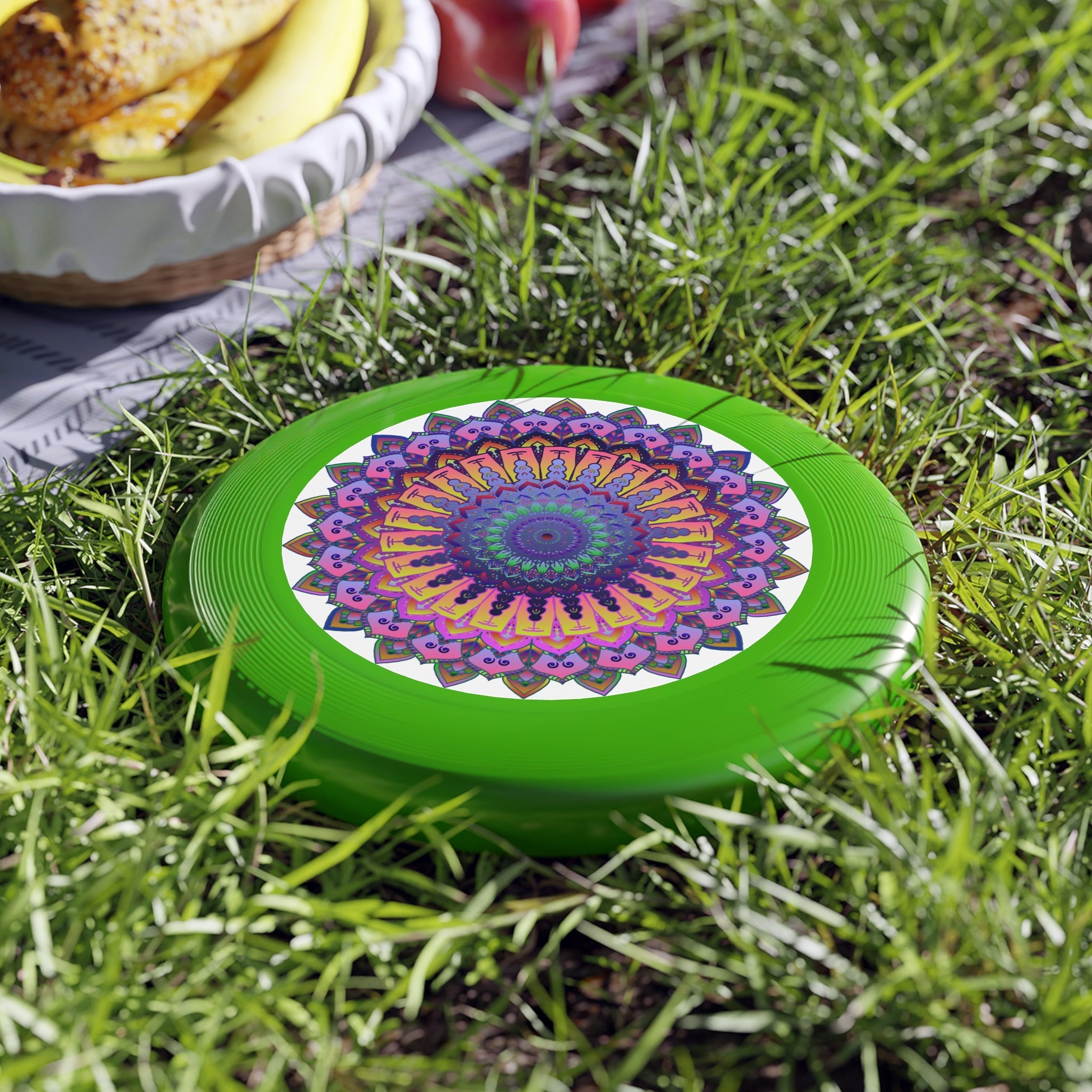 Psychedelic Mandala Frisbee Disc Accessories - Blululi