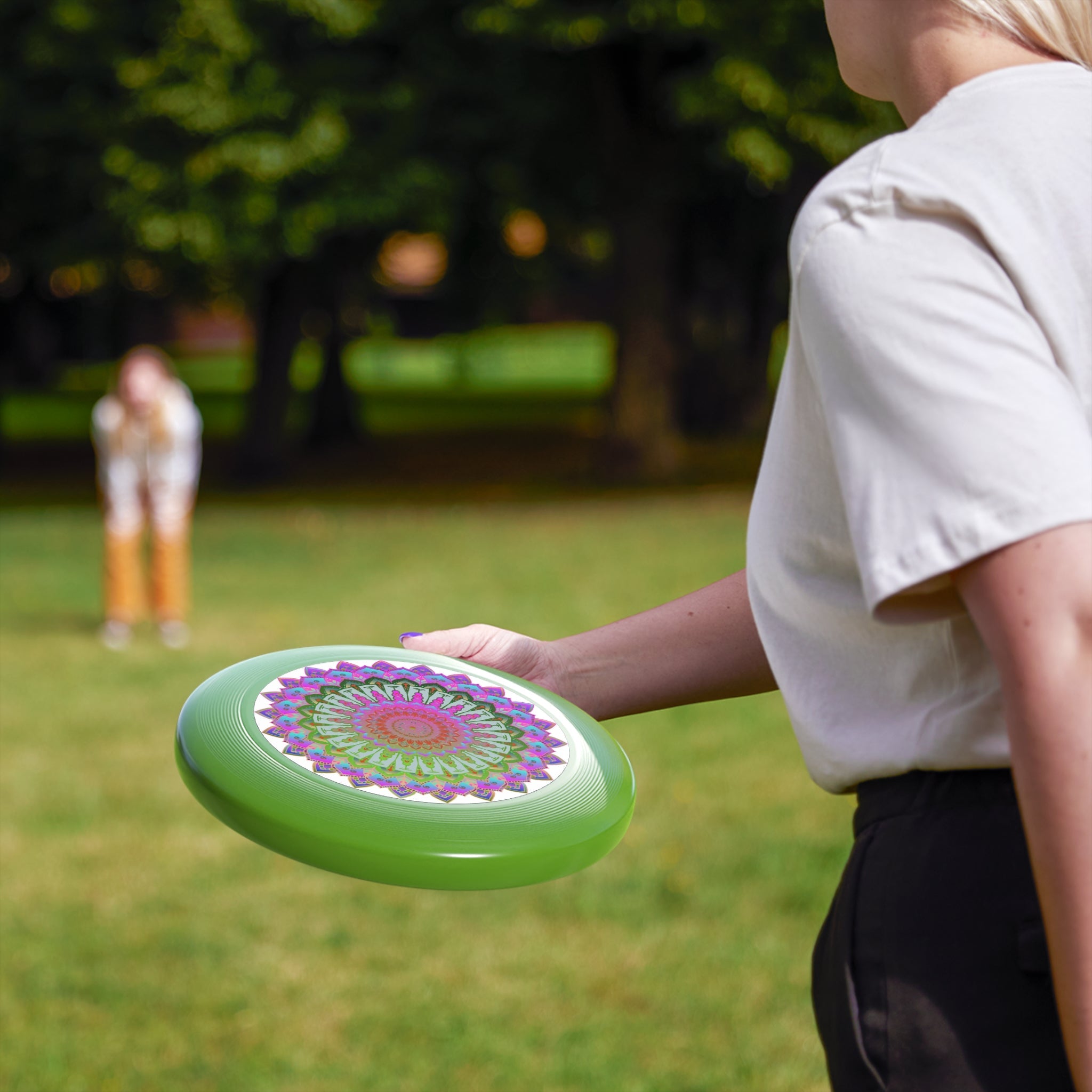 Psychedelic Mandala Frisbee Disc Accessories - Blululi