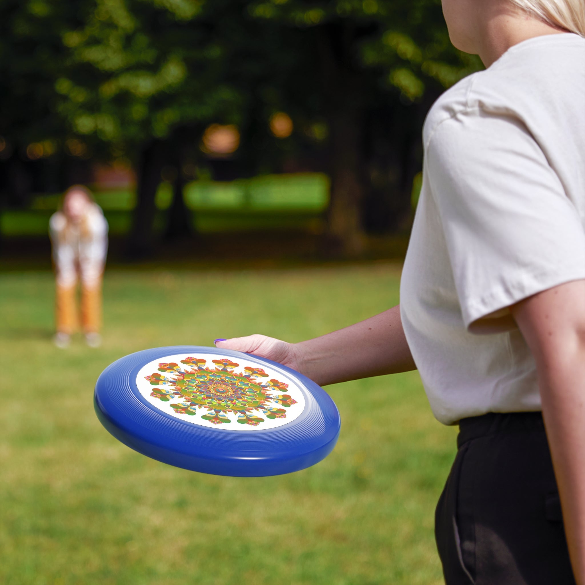 Psychedelic Mandala Frisbee Disc Accessories - Blululi
