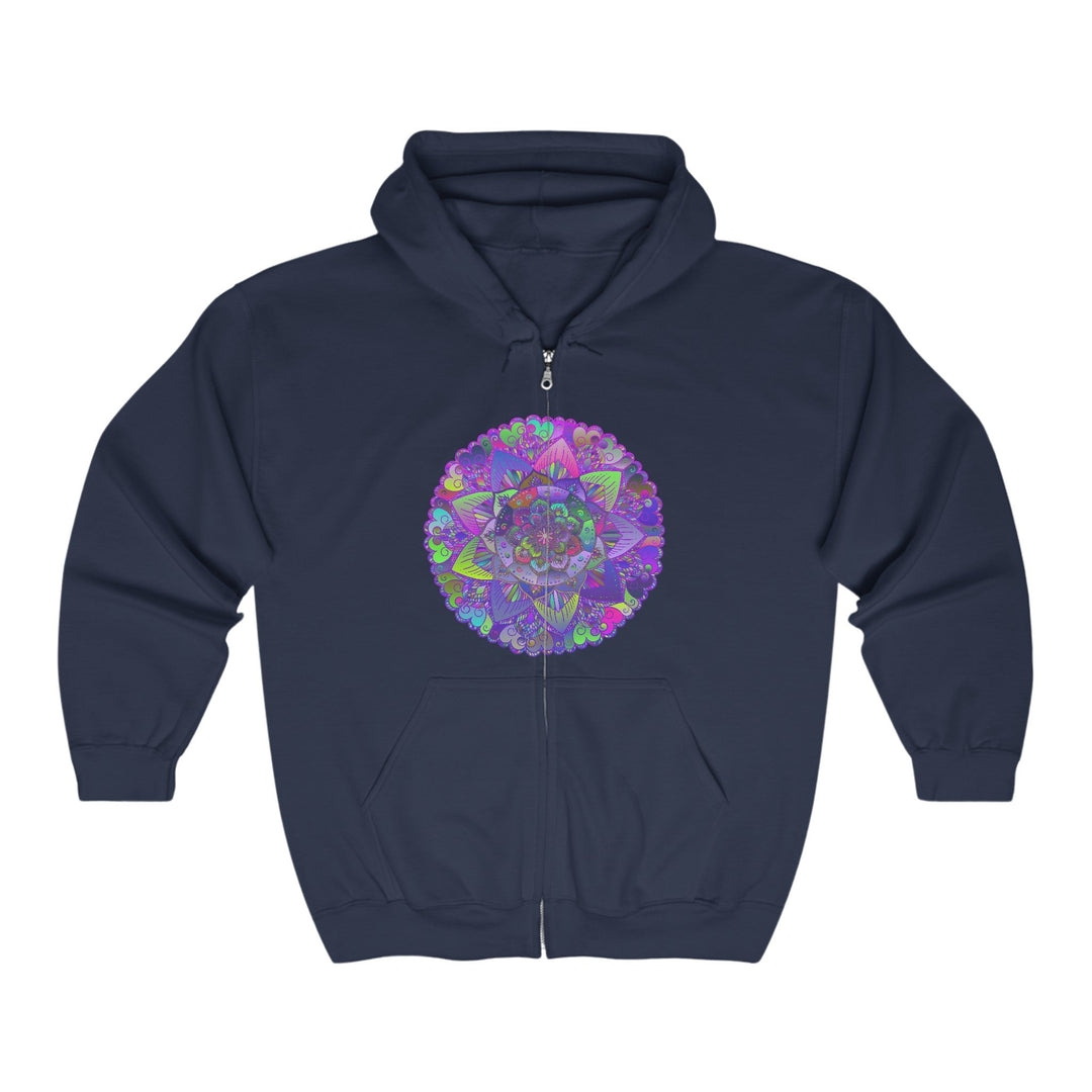 Psychedelic Mandala Hoodie - Colorful & Intricate Hoodie - Blululi