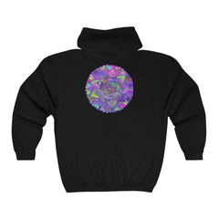 Psychedelic Mandala Hoodie - Colorful & Intricate Hoodie - Blululi
