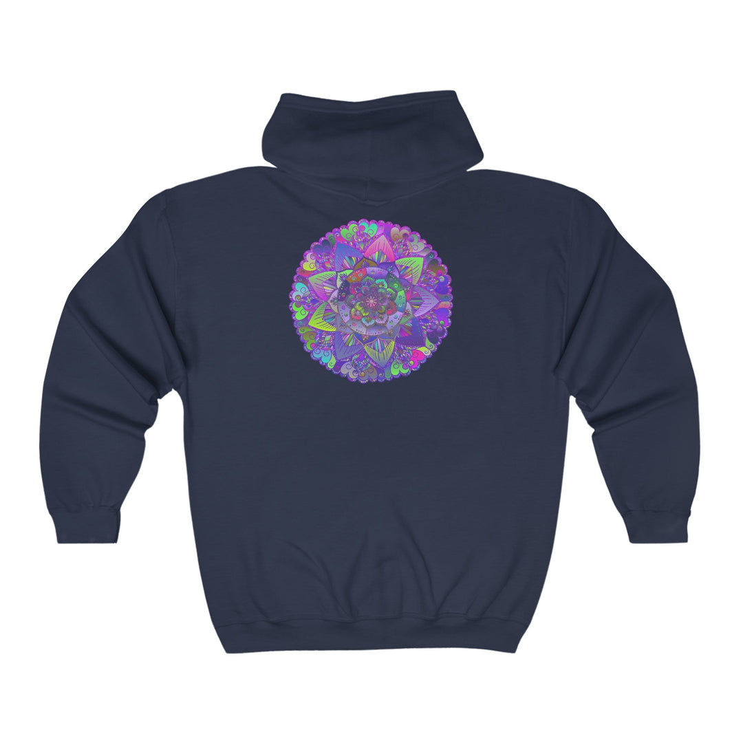 Psychedelic Mandala Hoodie - Colorful & Intricate Hoodie - Blululi