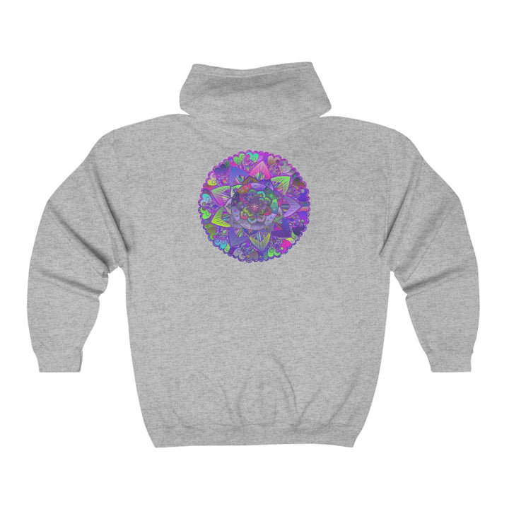 Psychedelic Mandala Hoodie - Colorful & Intricate Hoodie - Blululi