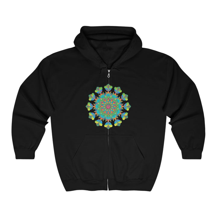 Psychedelic Mandala Hoodie - Tie Dye Vibes Hoodie - Blululi