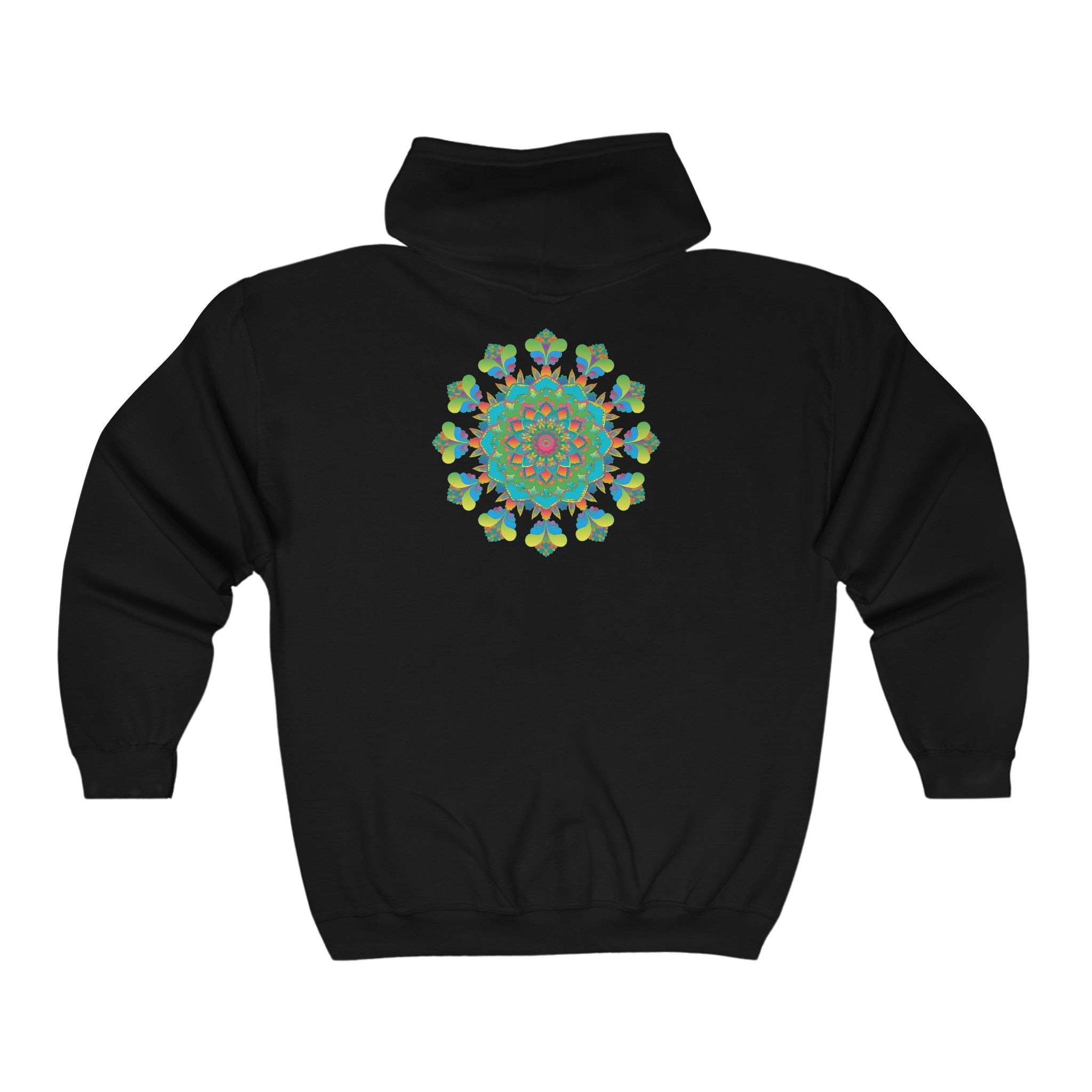 Psychedelic Mandala Hoodie - Tie Dye Vibes Hoodie - Blululi