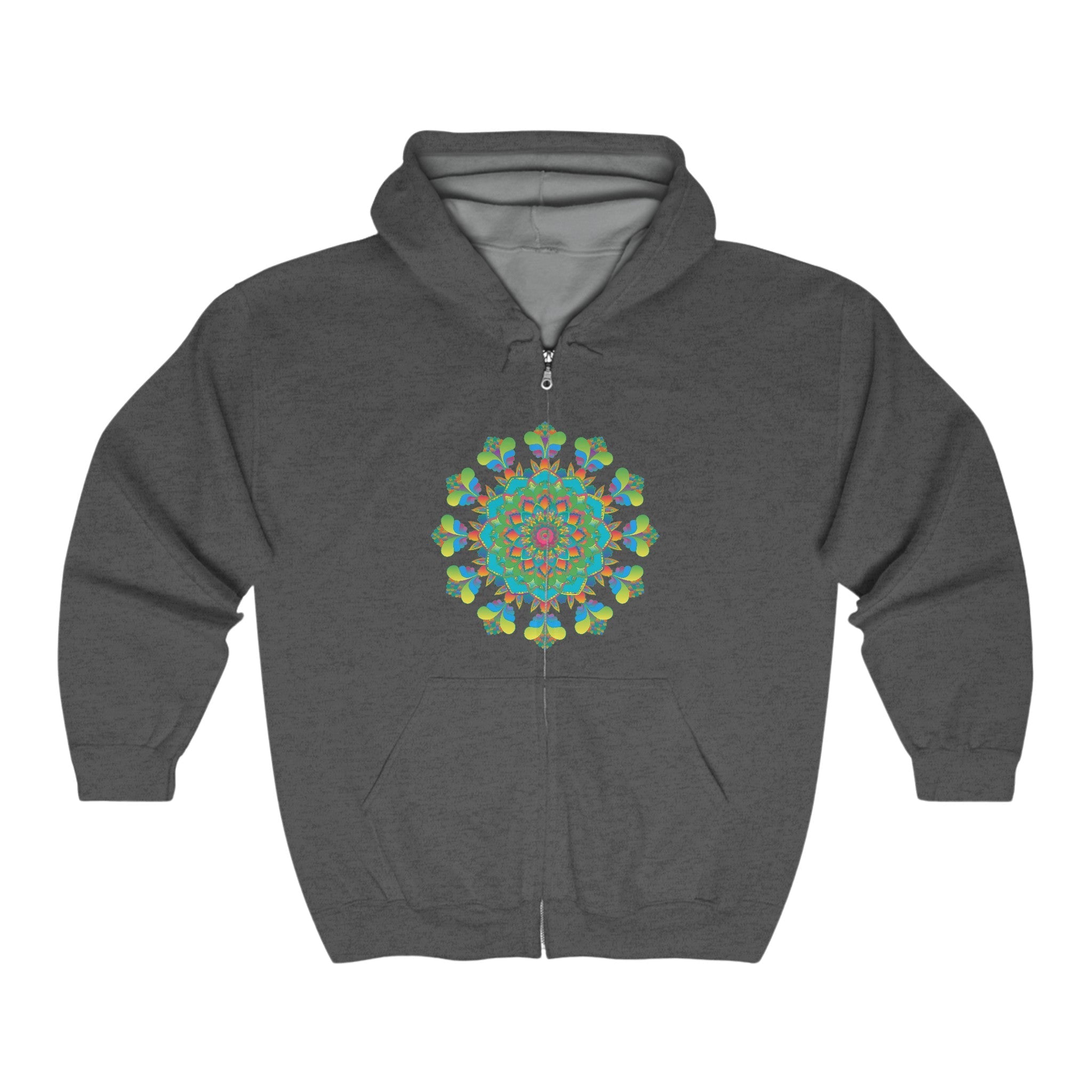 Psychedelic Mandala Hoodie - Tie Dye Vibes Hoodie - Blululi