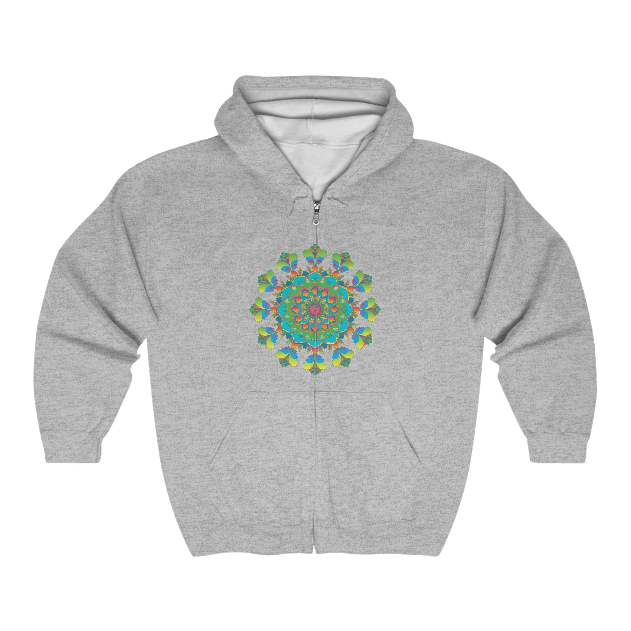 Psychedelic Mandala Hoodie - Tie Dye Vibes Hoodie - Blululi