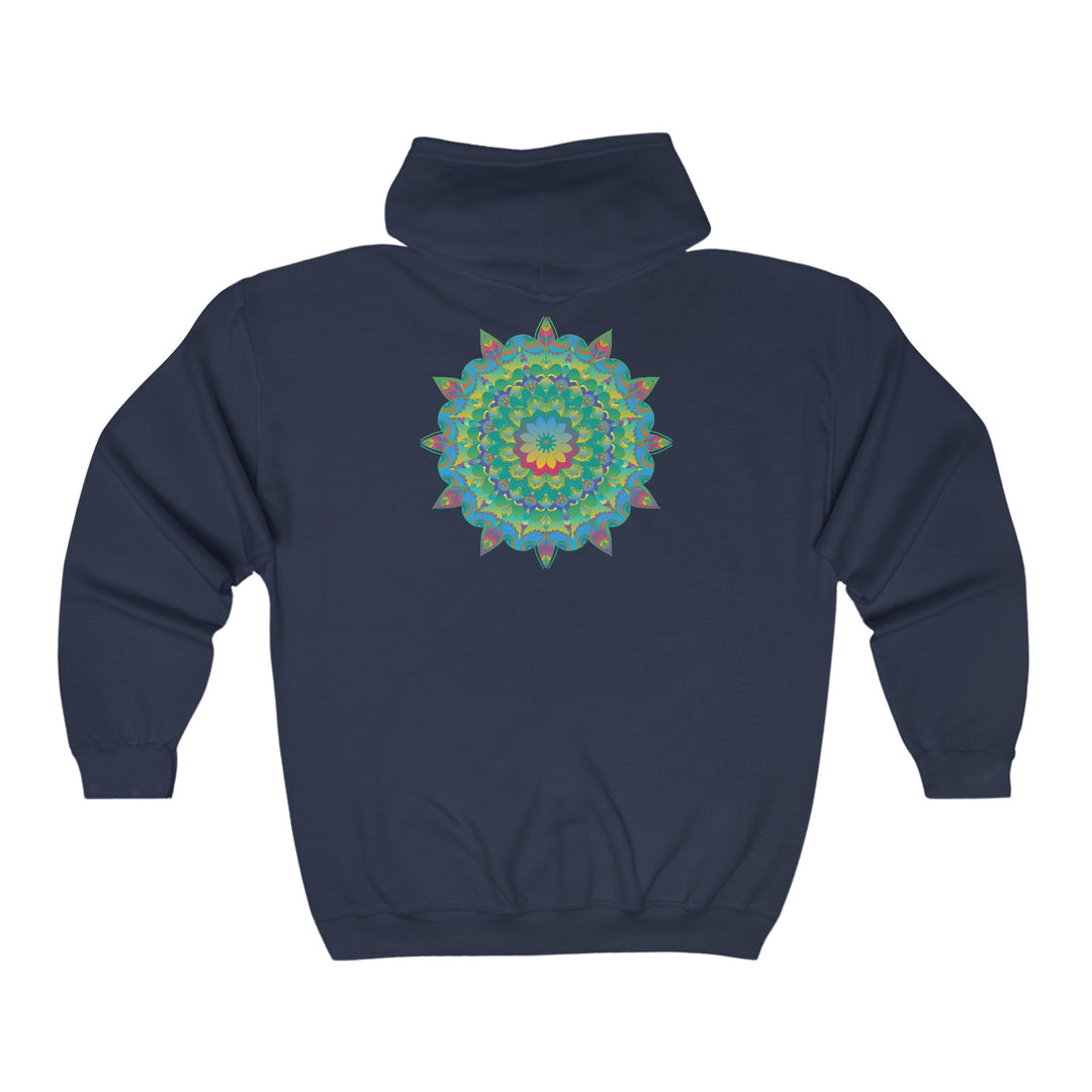 Psychedelic Mandala Hoodie - Vibrant Art Hoodie - Blululi