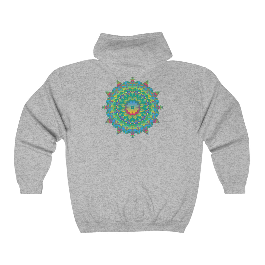 Psychedelic Mandala Hoodie - Vibrant Art Hoodie - Blululi