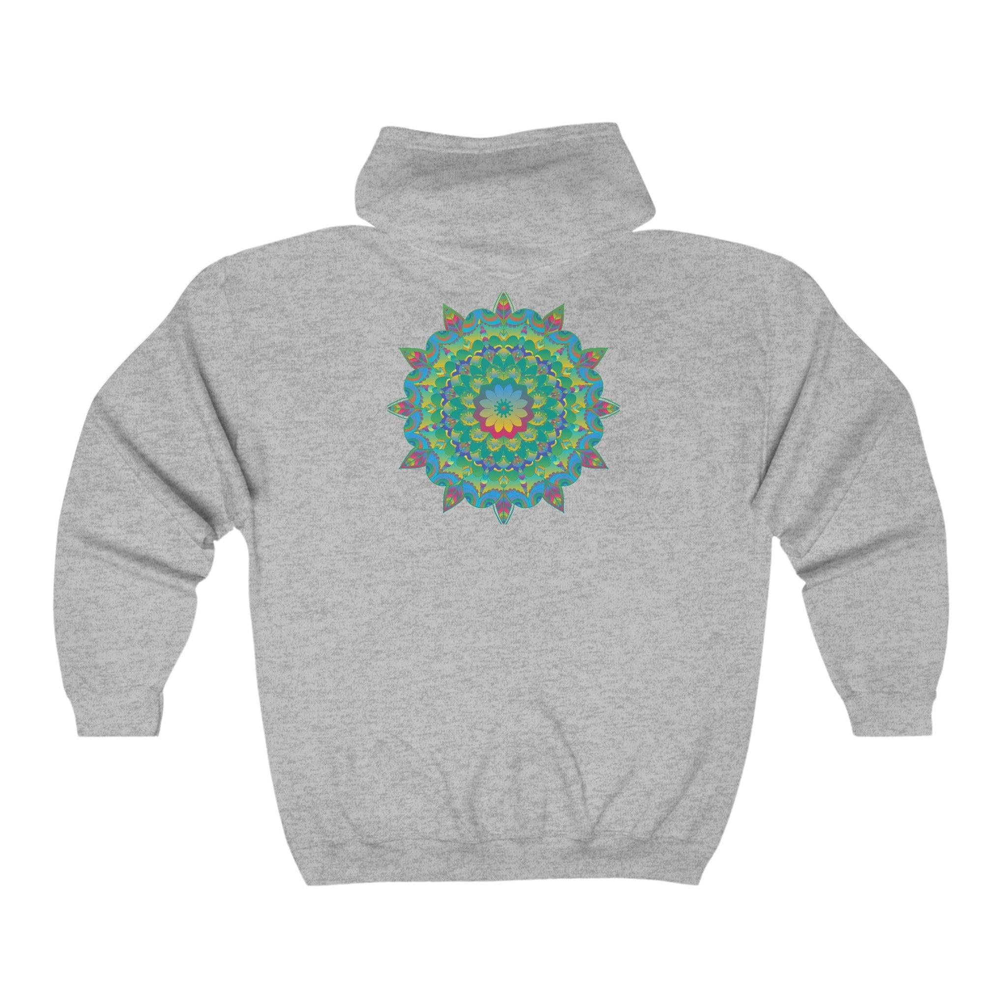 Psychedelic Mandala Hoodie - Vibrant Art Hoodie - Blululi