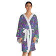 Psychedelic Mandala Kimono Robe - Colorful Art All Over Prints - Blululi