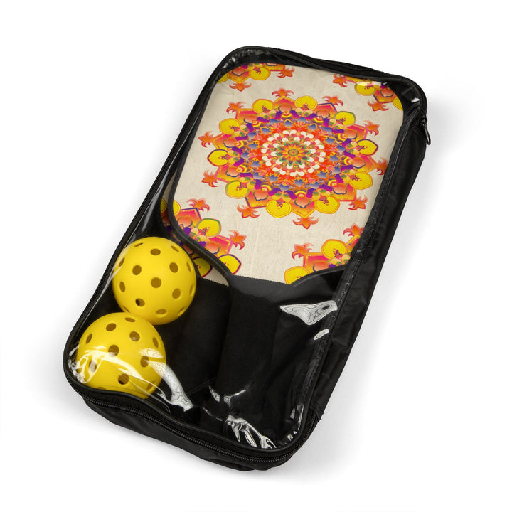 Psychedelic Mandala Pickleball Kit Accessories - Blululi