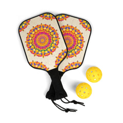 Psychedelic Mandala Pickleball Kit Accessories - Blululi